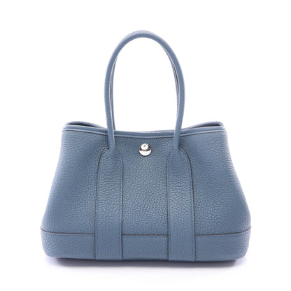 ネオガーデン23 ブルートンペット ハンドバッグ ネゴンダ ブルーグレー シルバー金具 G刻印 エルメス バッグ HERMES