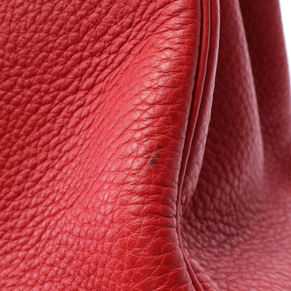 バーキン35 ルージュヴィフ ハンドバッグ トリヨンクレマンス レッド ゴールド金具 □I刻印 エルメス バッグ HERMES