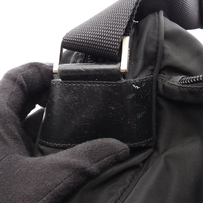 VERA SPORT ショルダーバッグ ナイロン レザー ブラック プラダ バッグ PRADA