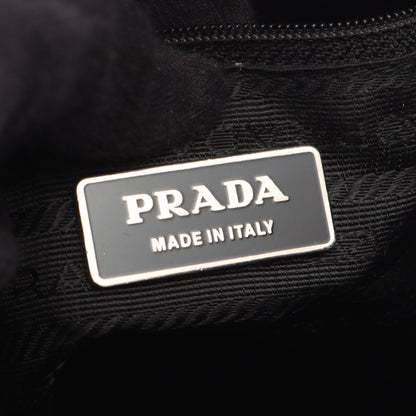 VERA SPORT ショルダーバッグ ナイロン レザー ブラック プラダ バッグ PRADA
