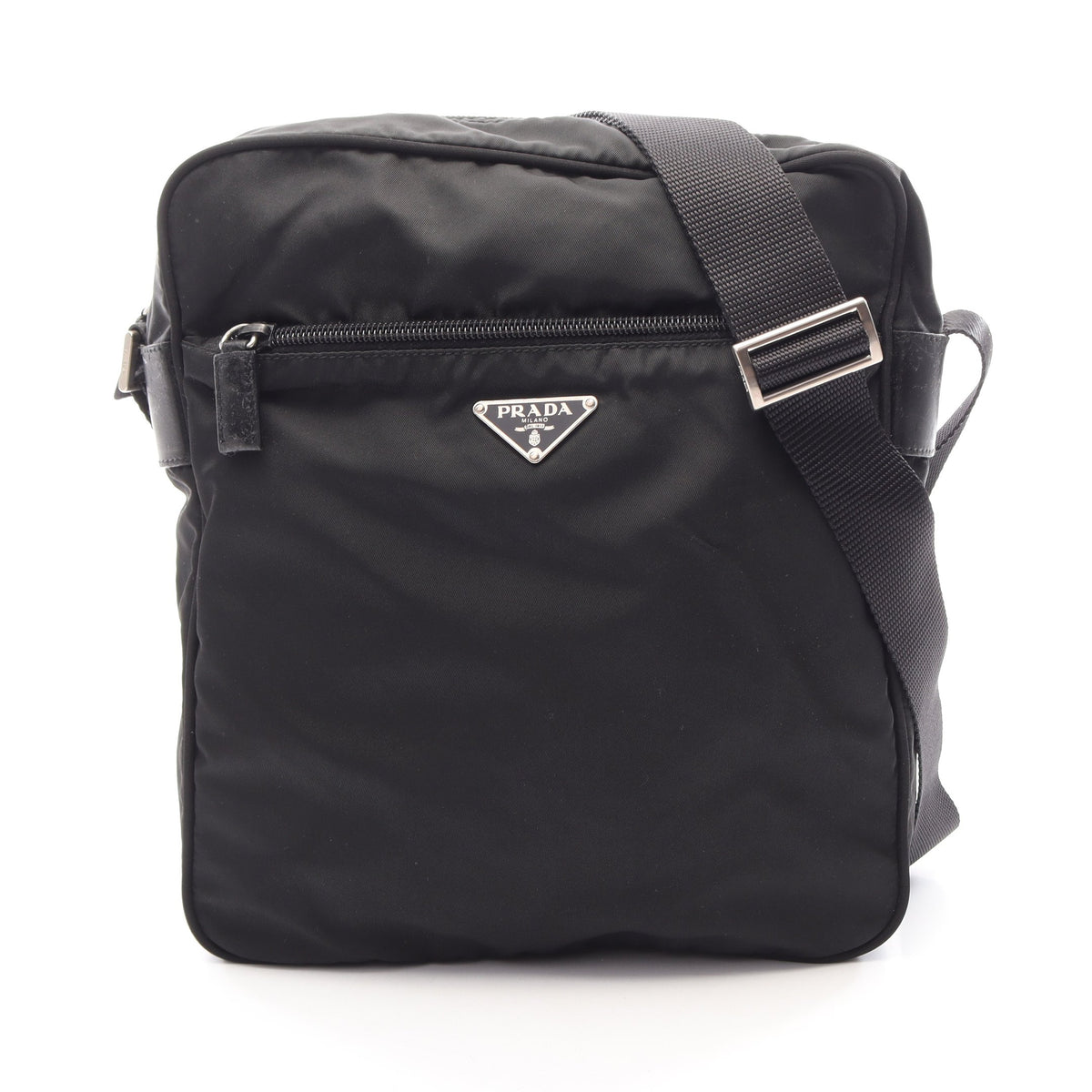 VERA SPORT ショルダーバッグ ナイロン レザー ブラック プラダ バッグ PRADA