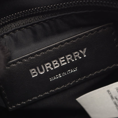 ECONYL キャノン ボディバッグ ナイロン レザー ブラック ホワイト レッド バーバリー バッグ BURBERRY
