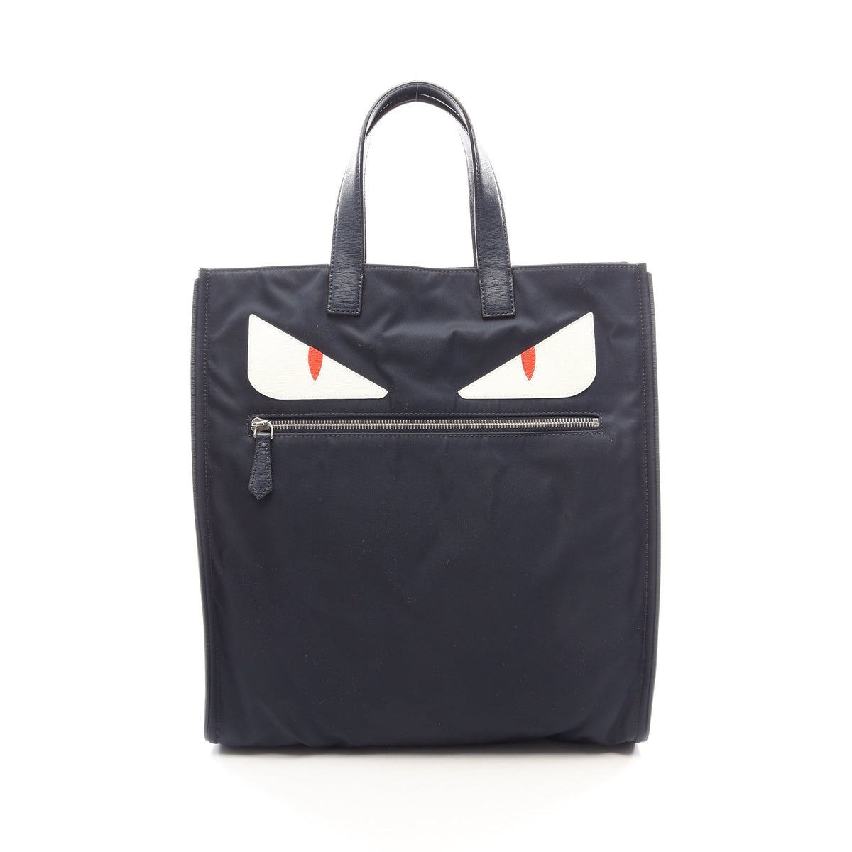 バッグバグズ モンスター ハンドバッグ トートバッグ ナイロン レザー ネイビー マルチカラー フェンディ バッグ FENDI