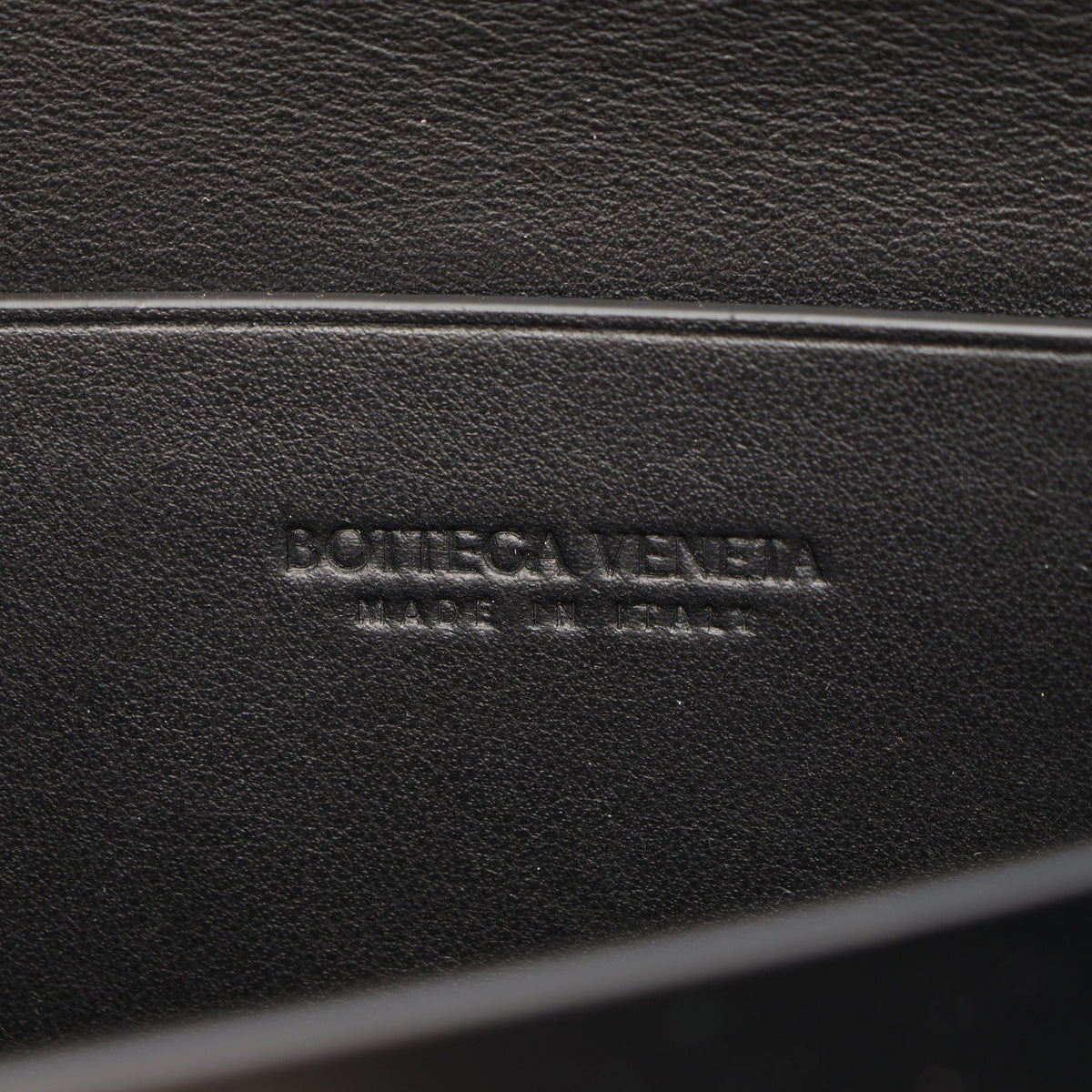 クラッチバッグ レザー ブラック ボッテガヴェネタ バッグ BOTTEGA VENETA
