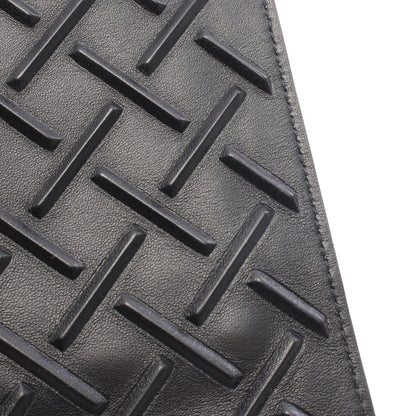 ナッパグラフィック イントレチャート クラッチバッグ レザー ブラック ボッテガヴェネタ バッグ BOTTEGA VENETA