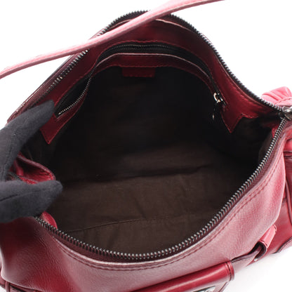 ショルダーバッグ レザー ピンクレッド セリーヌ バッグ CELINE