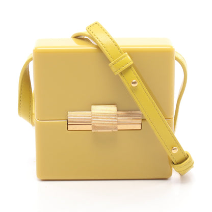デイジー ミニボックス ショルダーバッグ レザー イエロー ボッテガヴェネタ バッグ BOTTEGA VENETA