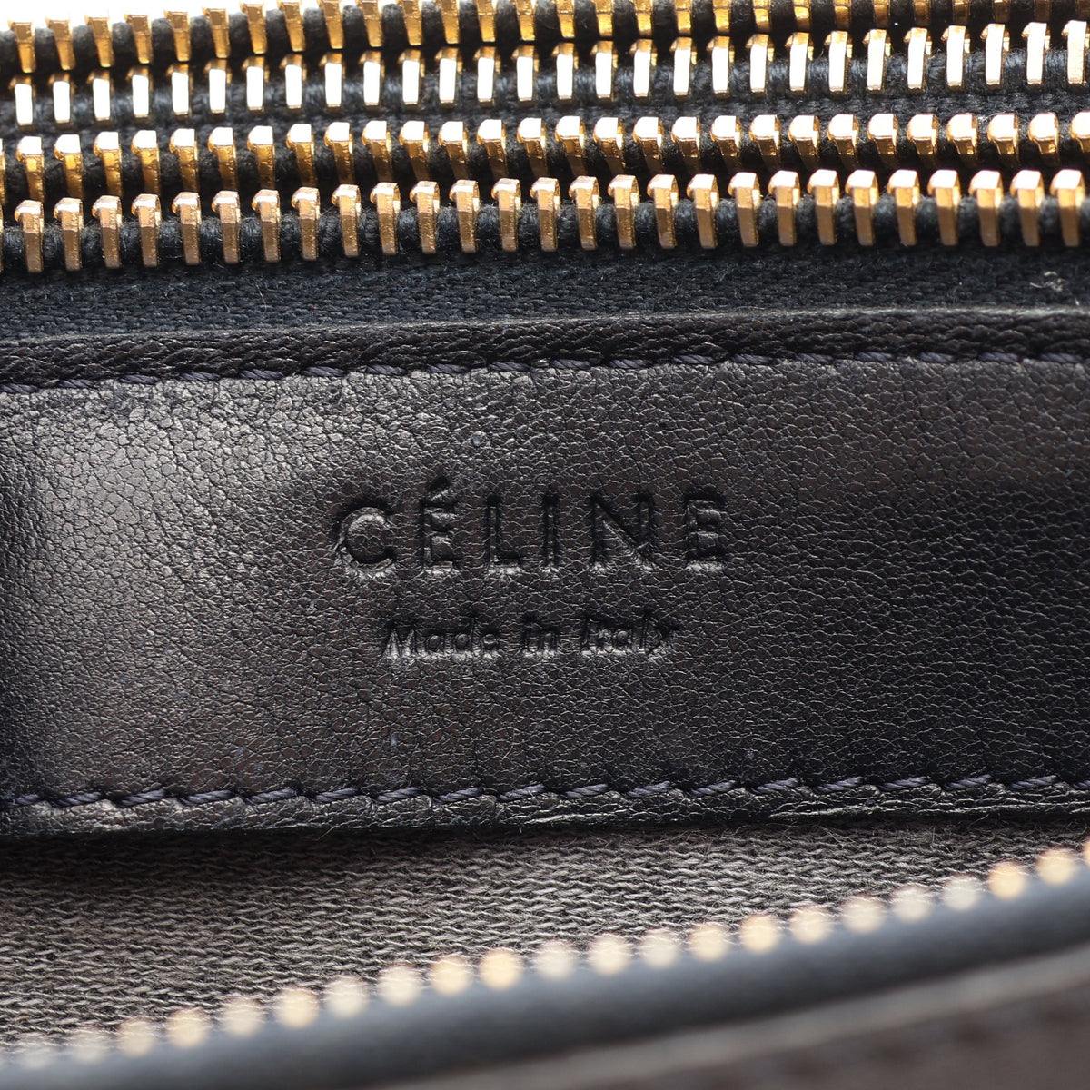 TRIO SMALL トリオ スモール ショルダーバッグ レザー ブラック セリーヌ バッグ CELINE