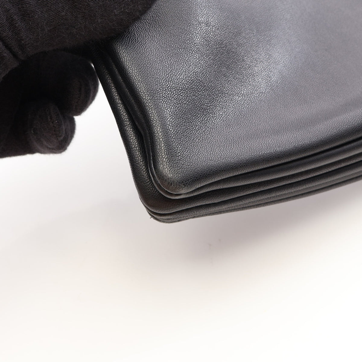 TRIO SMALL トリオ スモール ショルダーバッグ レザー ブラック セリーヌ バッグ CELINE