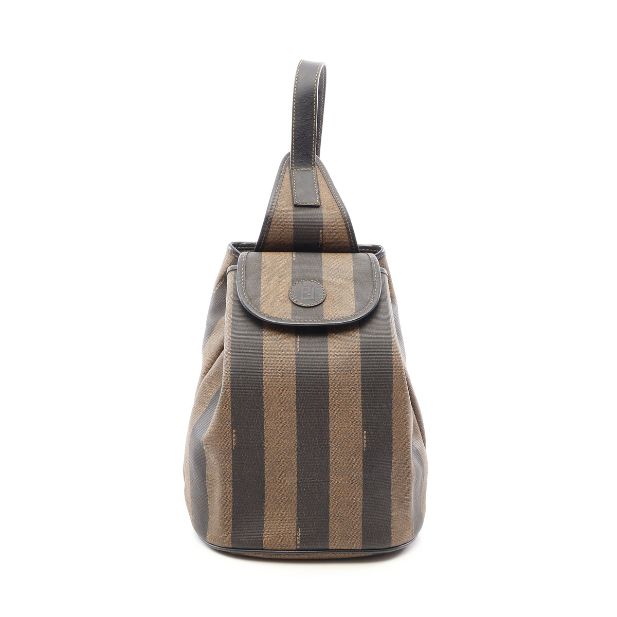ペカン ボディバッグ PVC レザー グレーブラウン ブラック フェンディ バッグ FENDI