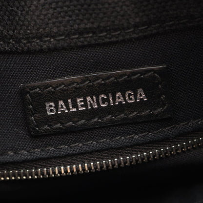 Wave XS 2WAY ハンドバッグ キャンバス ブラック バレンシアガ バッグ BALENCIAGA