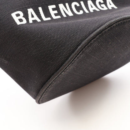 Wave XS 2WAY ハンドバッグ キャンバス ブラック バレンシアガ バッグ BALENCIAGA