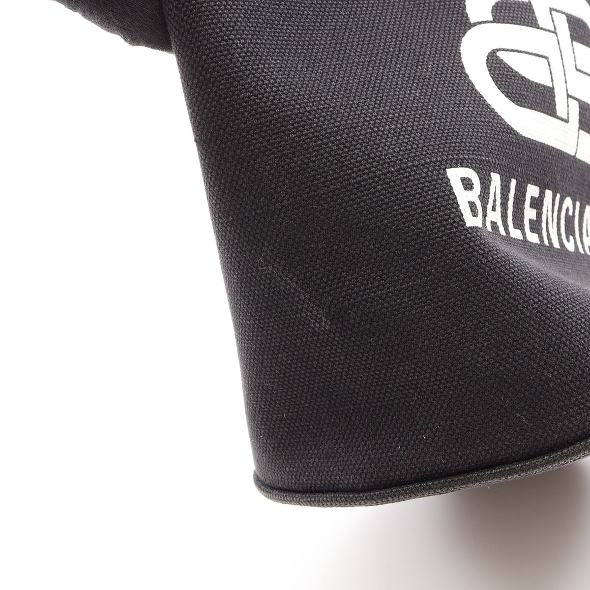 Wave XS 2WAY ハンドバッグ キャンバス ブラック バレンシアガ バッグ BALENCIAGA
