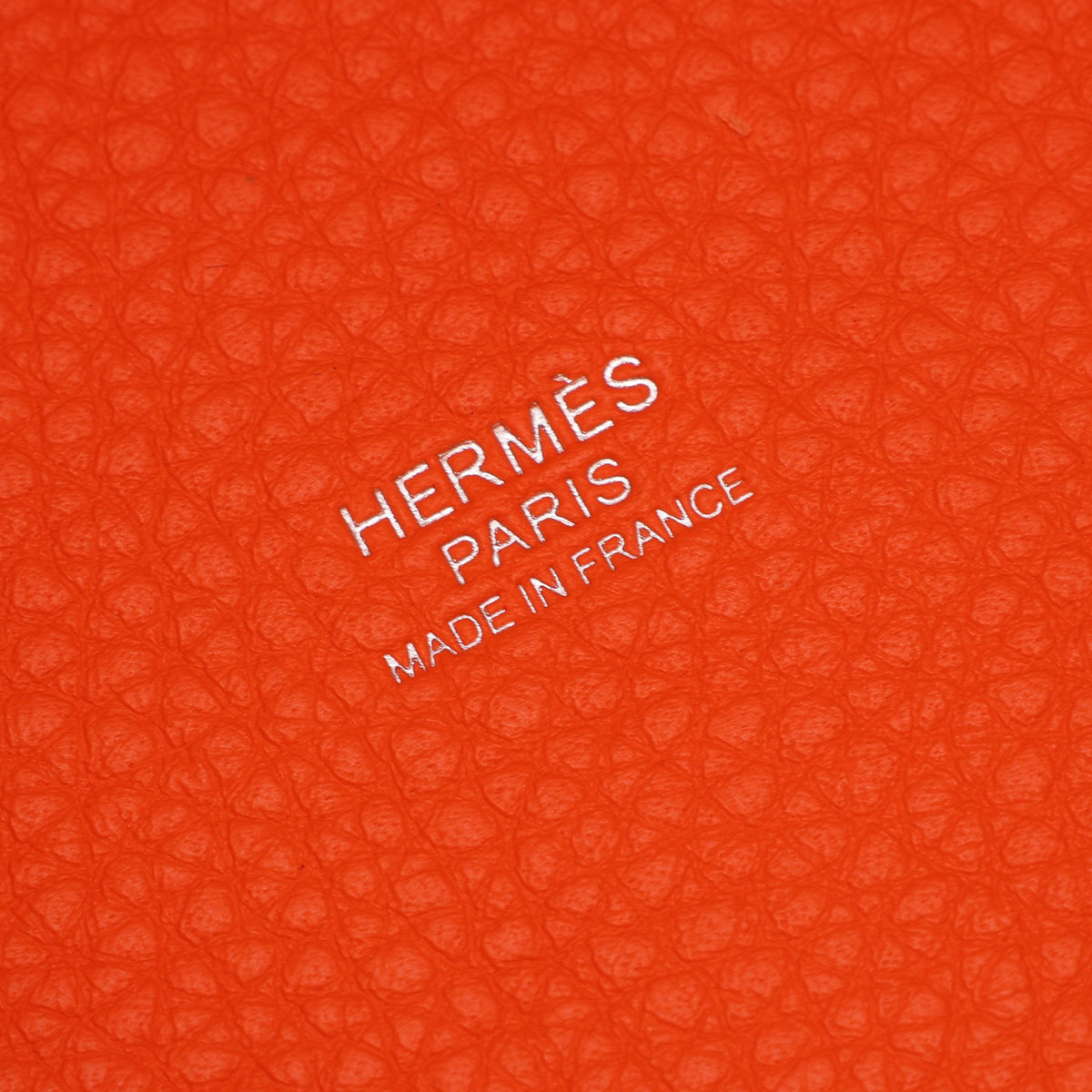 ピコタンロックMM オレンジミニアン ハンドバッグ トリヨンクレマンス オレンジ シルバー金具 K刻印 エルメス バッグ HERMES
