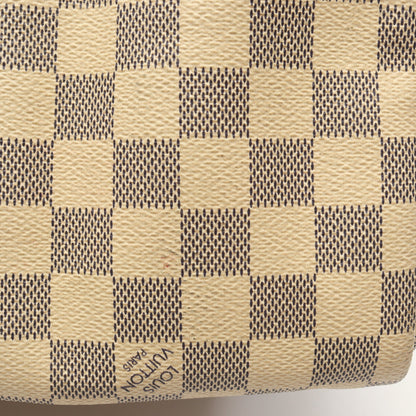 スピーディ バンドリエール 30 ダミエアズール ハンドバッグ PVC レザー ホワイト ルイヴィトン バッグ LOUIS VUITTON