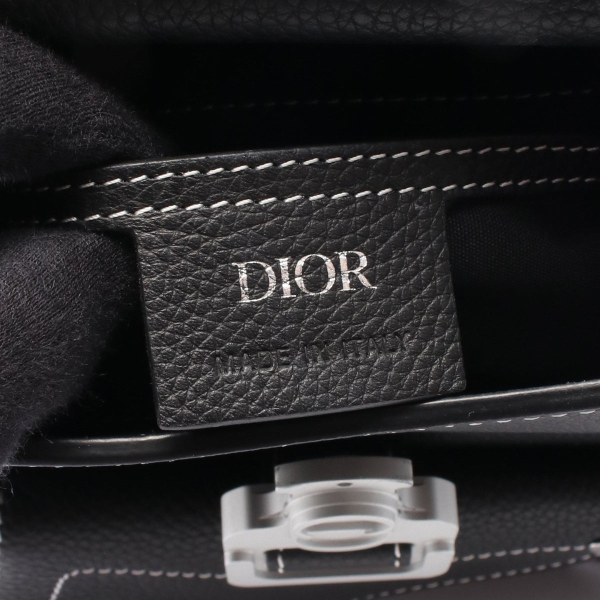 Gallop ギャロップ オブリーク バックパック リュックサック レザー ブラック クリスチャンディオール バッグ Christian Dior