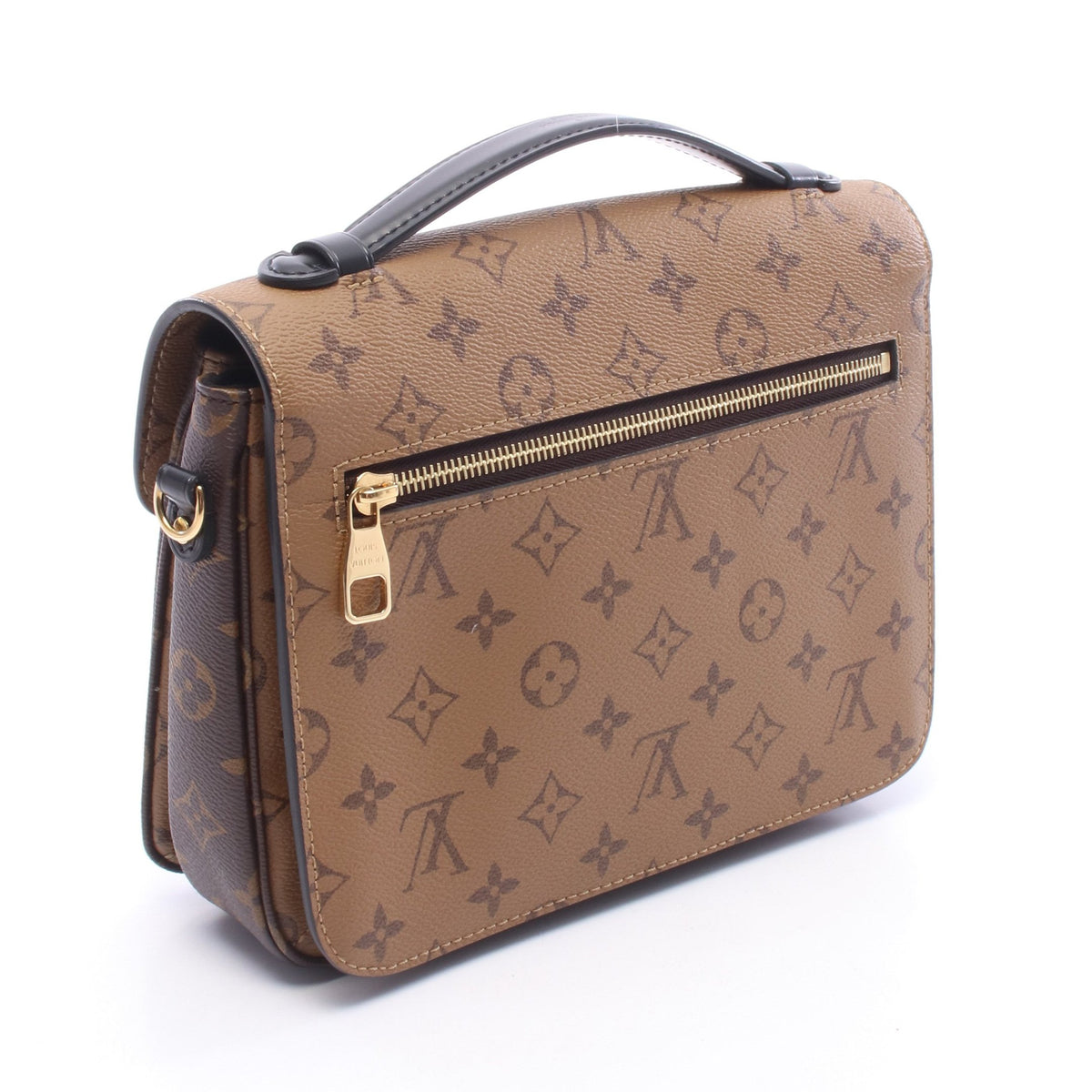 ポシェット メティス MM モノグラムリバース 2WAY ハンドバッグ PVC レザー ブラウン ブラック ルイヴィトン バッグ LOUIS VUITTON