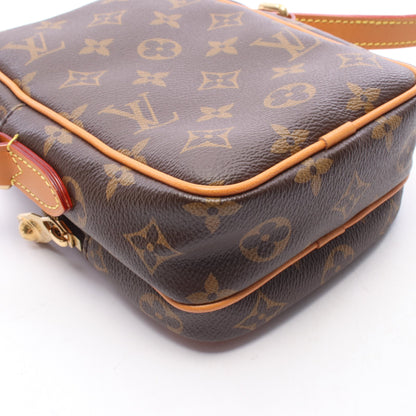 アマゾン モノグラム ショルダーバッグ PVC レザー ブラウン ルイヴィトン バッグ LOUIS VUITTON
