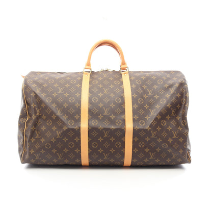 キーポル60 モノグラム ボストンバッグ PVC レザー ブラウン ルイヴィトン バッグ LOUIS VUITTON