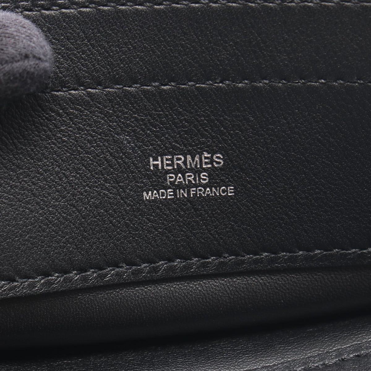 アリーヌ ミニ ショルダーバッグ ヴォースイフト ブラック シルバー金具 D刻印 エルメス バッグ HERMES