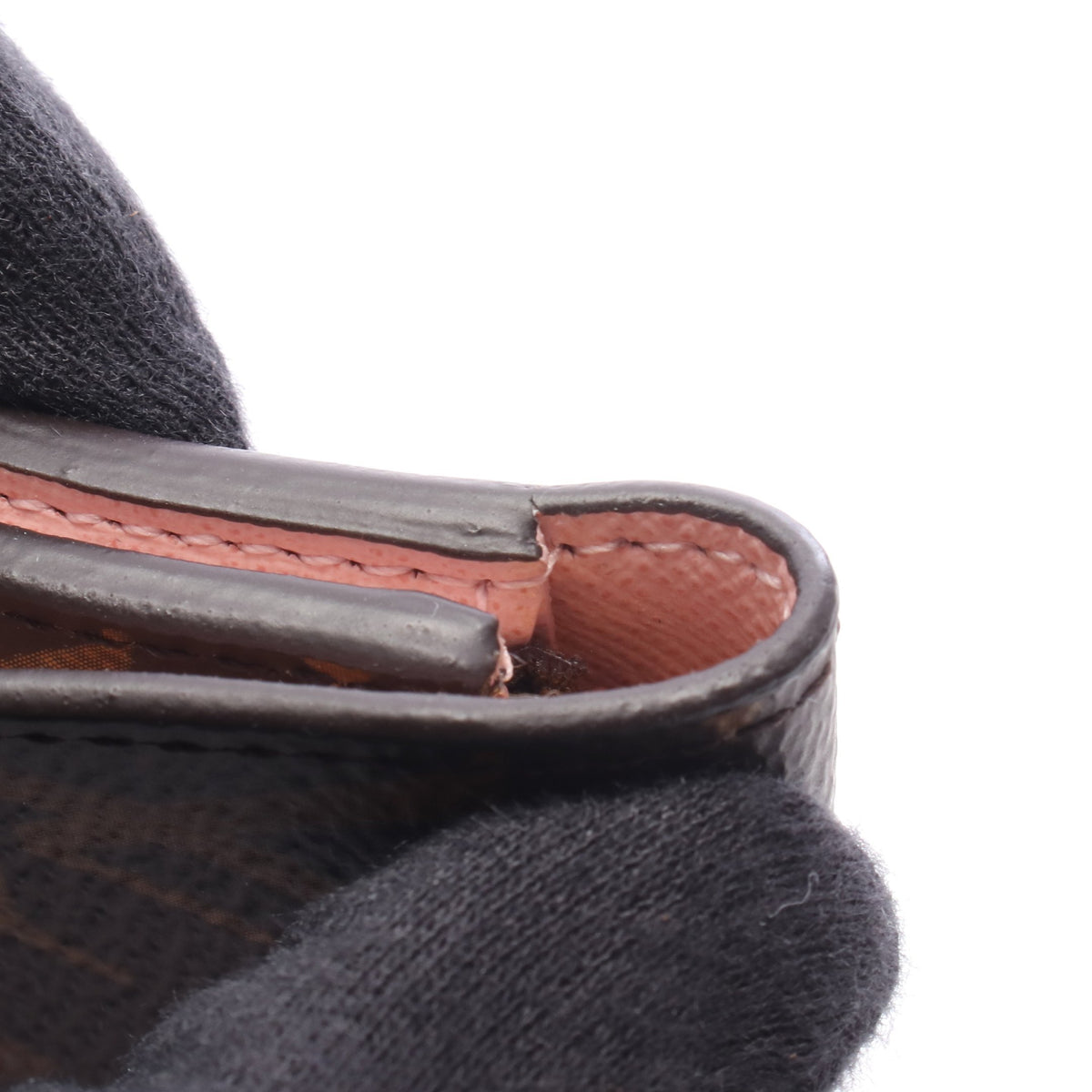 ポルトモネ ロザリ モノグラム ローズバレリーヌ コインケース PVC レザー ブラウン ライトピンク ルイヴィトン 財布・小物 LOUIS VUITTON