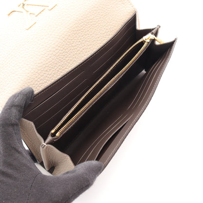 ポルトフォイユ カプシーヌ ガレ 二つ折り長財布 トリヨンレザー グレーベージュ ルイヴィトン 財布・小物 LOUIS VUITTON