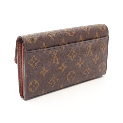ポルトフォイユ サラ モノグラム 二つ折り長財布 PVC ブラウン ルイヴィトン 財布・小物 LOUIS VUITTON