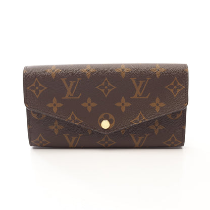 ポルトフォイユ サラ モノグラム 二つ折り長財布 PVC ブラウン ルイヴィトン 財布・小物 LOUIS VUITTON