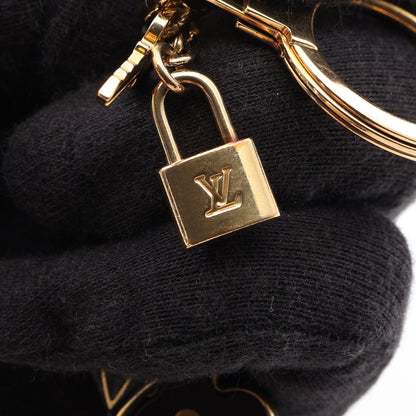 ポルトクレ パンピーユ キーホルダー バッグチャーム GP ゴールド ダークブラウン ルイヴィトン 財布・小物 LOUIS VUITTON
