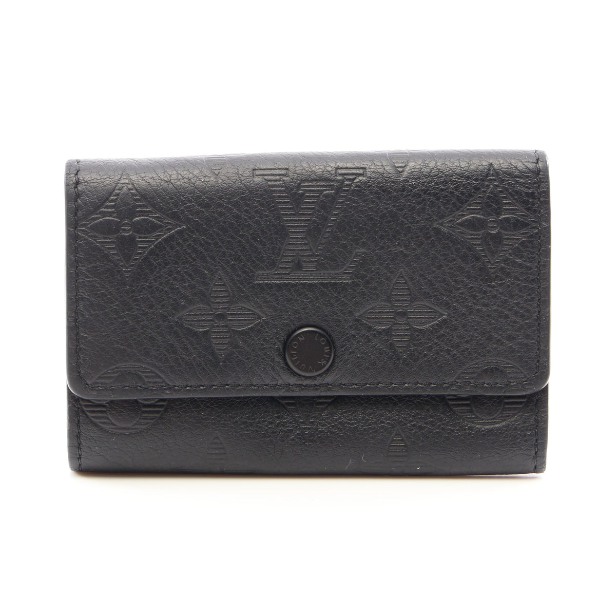 ミュルティクレ6 モノグラムシャドウ ノワール キーケース レザー ブラック ルイヴィトン 財布・小物 LOUIS VUITTON