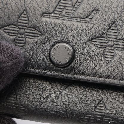 ミュルティクレ6 モノグラムシャドウ ノワール キーケース レザー ブラック ルイヴィトン 財布・小物 LOUIS VUITTON