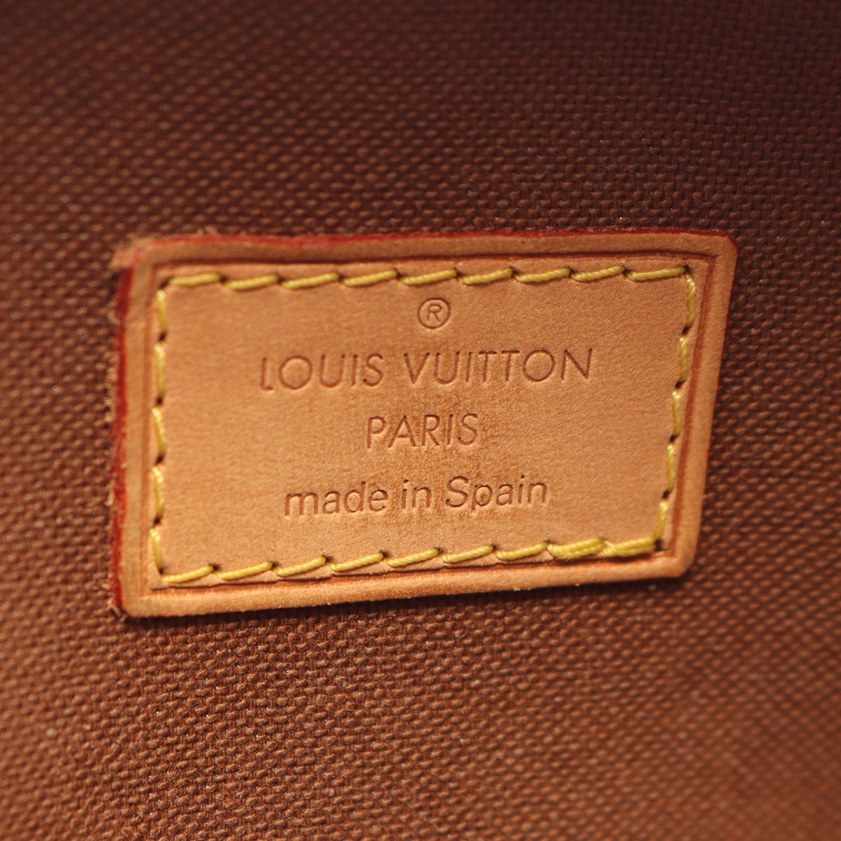 ポシェットガンジュ モノグラム ボディバッグ PVC レザー ブラウン ルイヴィトン バッグ LOUIS VUITTON