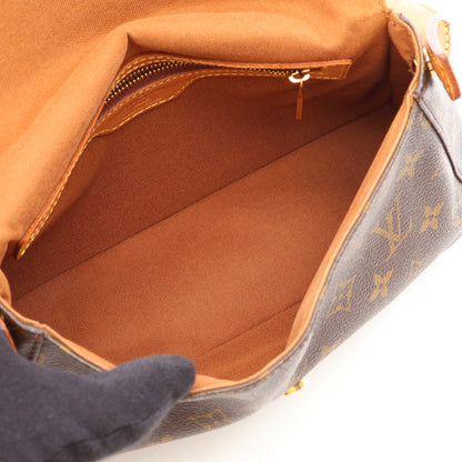 ミニルーピング モノグラム ハンドバッグ PVC レザー ブラウン ルイヴィトン バッグ LOUIS VUITTON