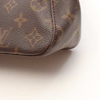 ミニルーピング モノグラム ハンドバッグ PVC レザー ブラウン ルイヴィトン バッグ LOUIS VUITTON