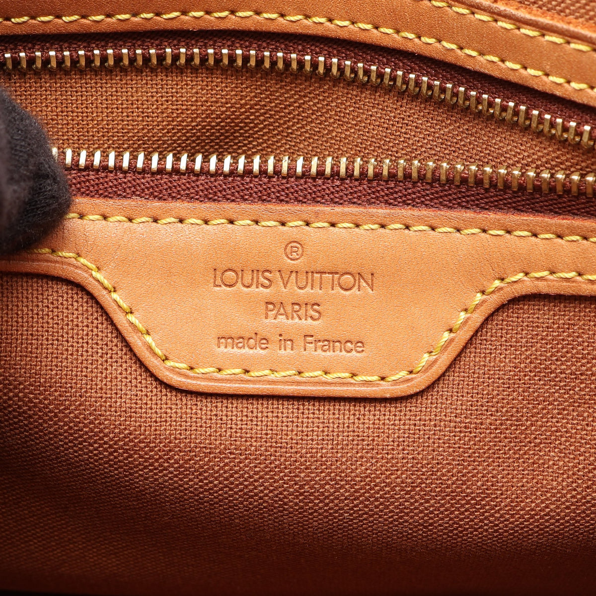 ミニルーピング モノグラム ハンドバッグ PVC レザー ブラウン ルイヴィトン バッグ LOUIS VUITTON