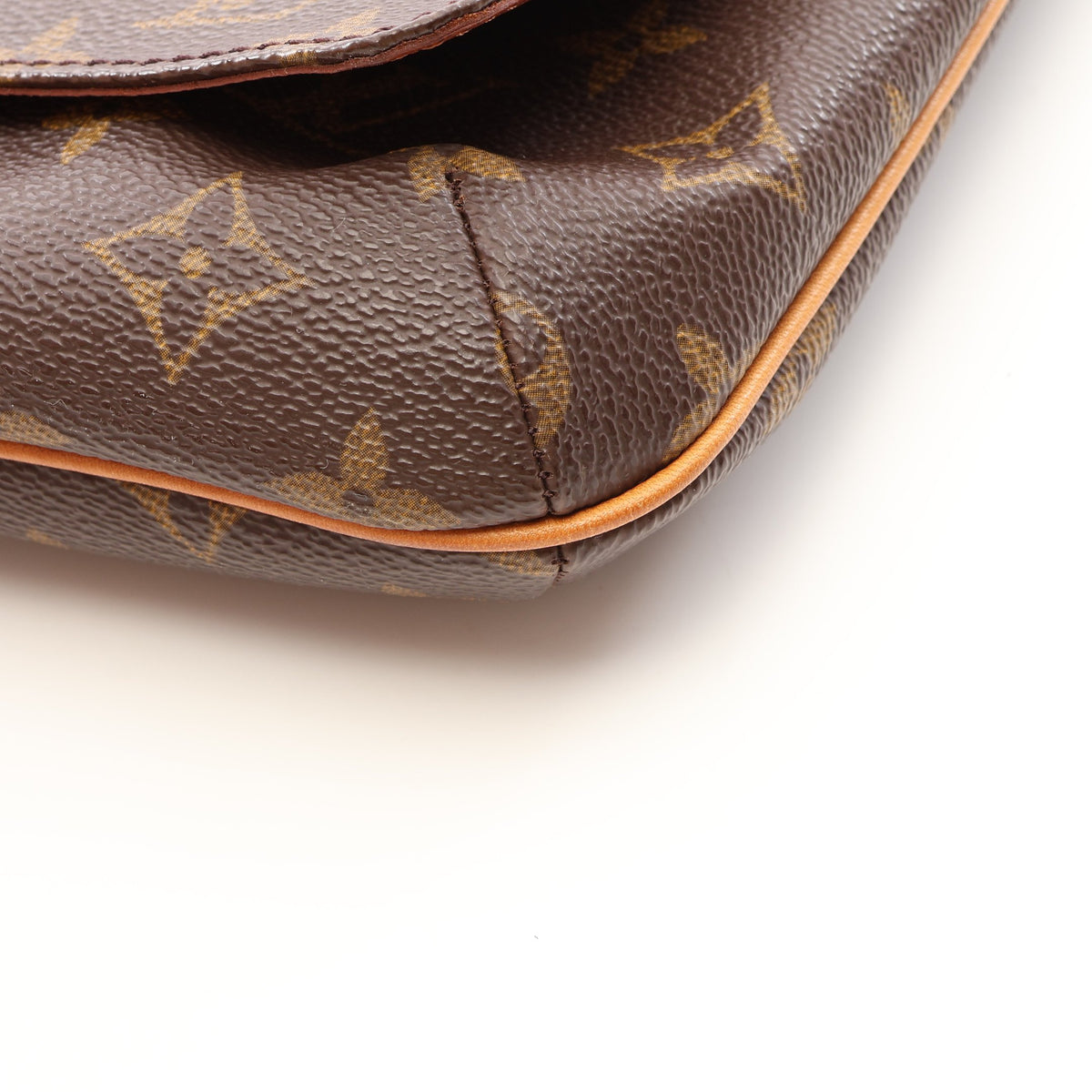 ミュゼットタンゴ ショートストラップ モノグラム ショルダーバッグ PVC レザー ブラウン ルイヴィトン バッグ LOUIS VUITTON