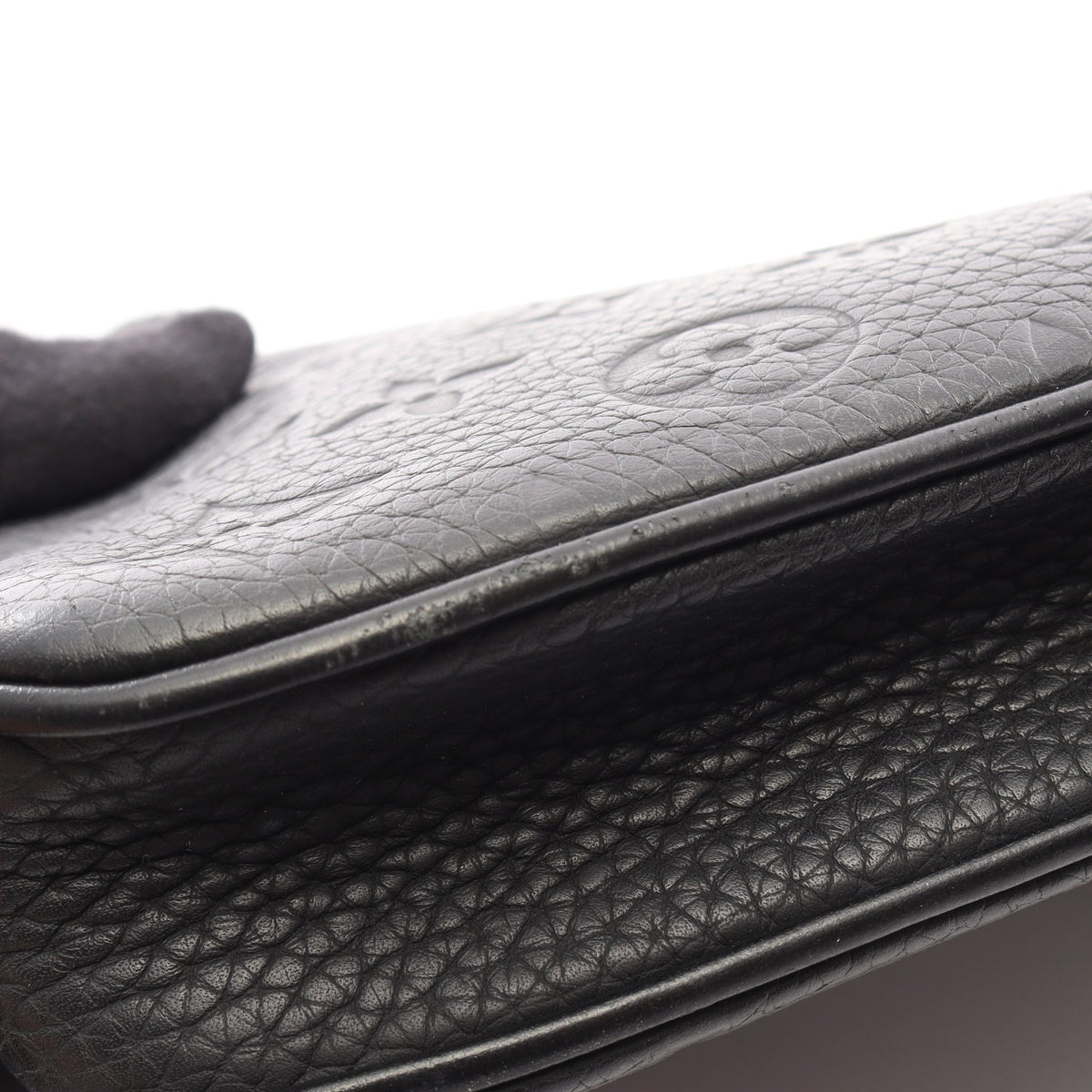 ポシェットヴォルガ モノグラムトリヨン クラッチバッグ セカンドバッグ レザー ブラック ルイヴィトン バッグ LOUIS VUITTON
