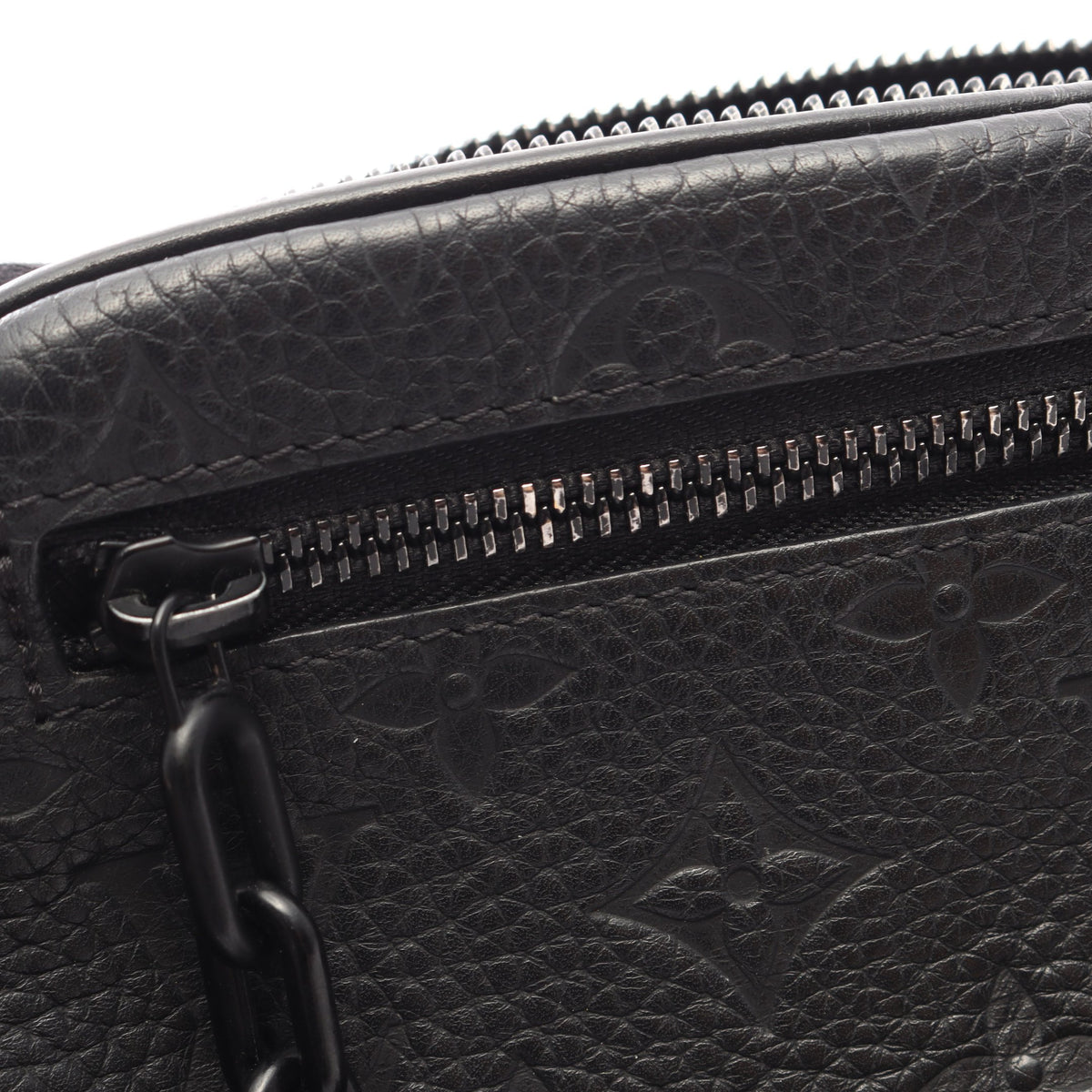 ポシェットヴォルガ モノグラムトリヨン クラッチバッグ セカンドバッグ レザー ブラック ルイヴィトン バッグ LOUIS VUITTON