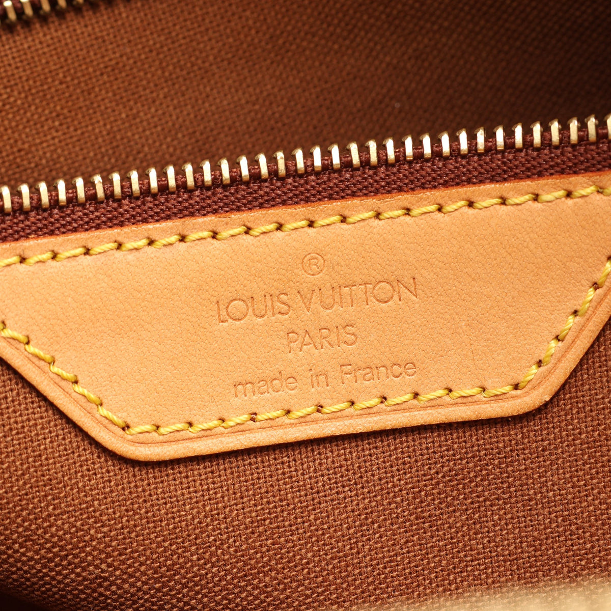 カバメゾ モノグラム ショルダーバッグ トートバッグ PVC レザー ブラウン ルイヴィトン バッグ LOUIS VUITTON
