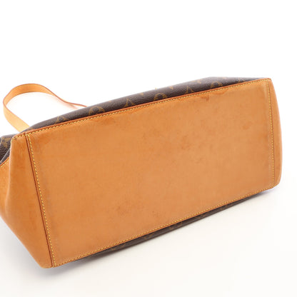 カバメゾ モノグラム ショルダーバッグ トートバッグ PVC レザー ブラウン ルイヴィトン バッグ LOUIS VUITTON