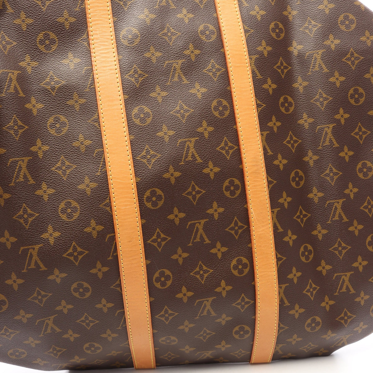 キーポル55 モノグラム ボストンバッグ PVC レザー ブラウン ルイヴィトン バッグ LOUIS VUITTON