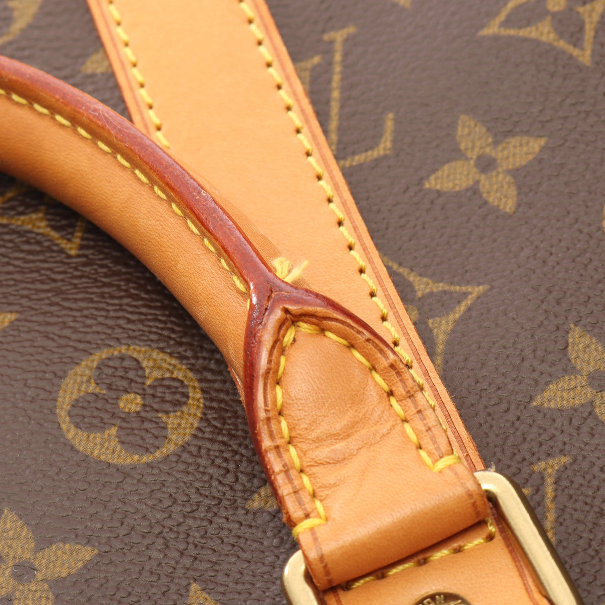 キーポル55 モノグラム ボストンバッグ PVC レザー ブラウン ルイヴィトン バッグ LOUIS VUITTON