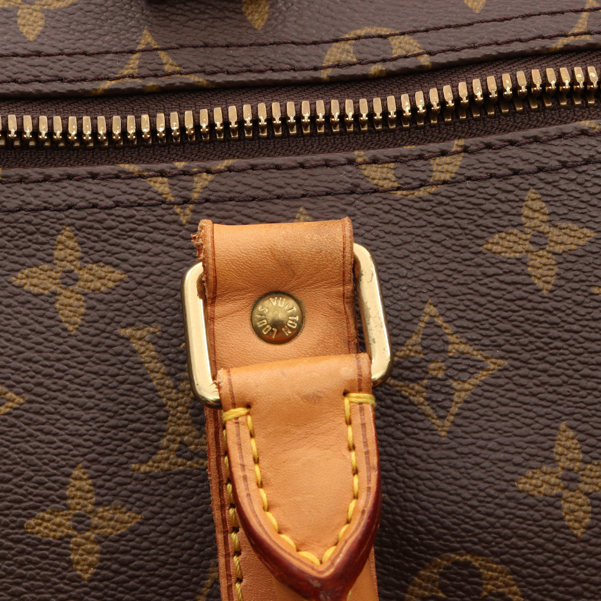 キーポル55 モノグラム ボストンバッグ PVC レザー ブラウン ルイヴィトン バッグ LOUIS VUITTON