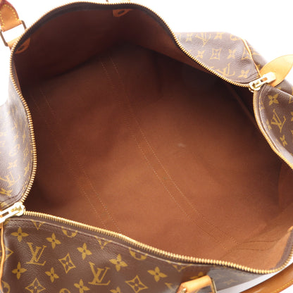 キーポル55 モノグラム ボストンバッグ PVC レザー ブラウン ルイヴィトン バッグ LOUIS VUITTON