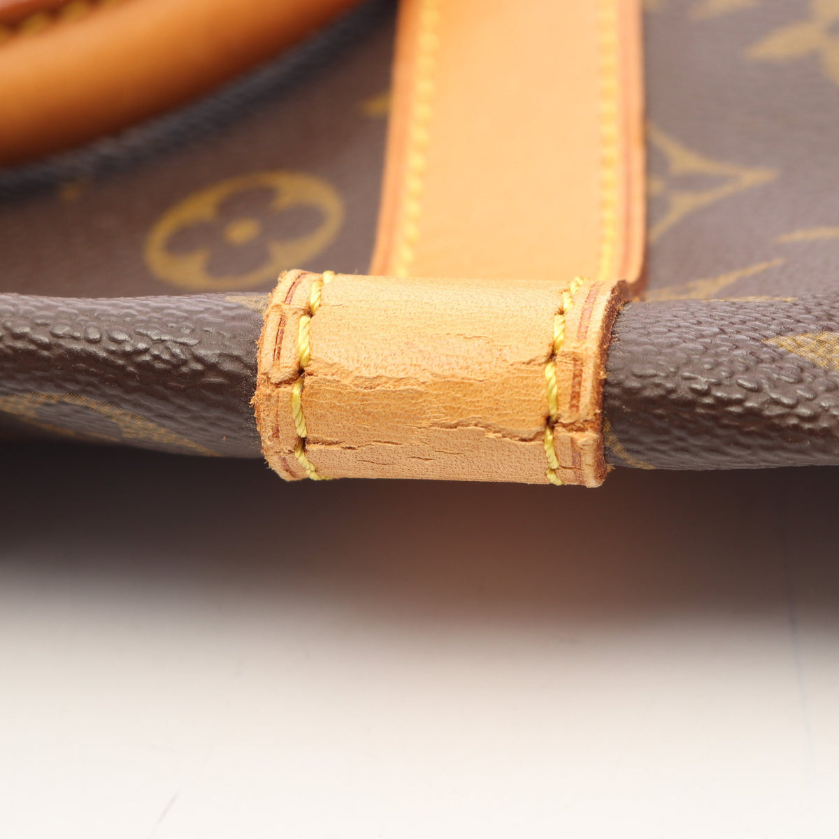 キーポル55 モノグラム ボストンバッグ PVC レザー ブラウン ルイヴィトン バッグ LOUIS VUITTON