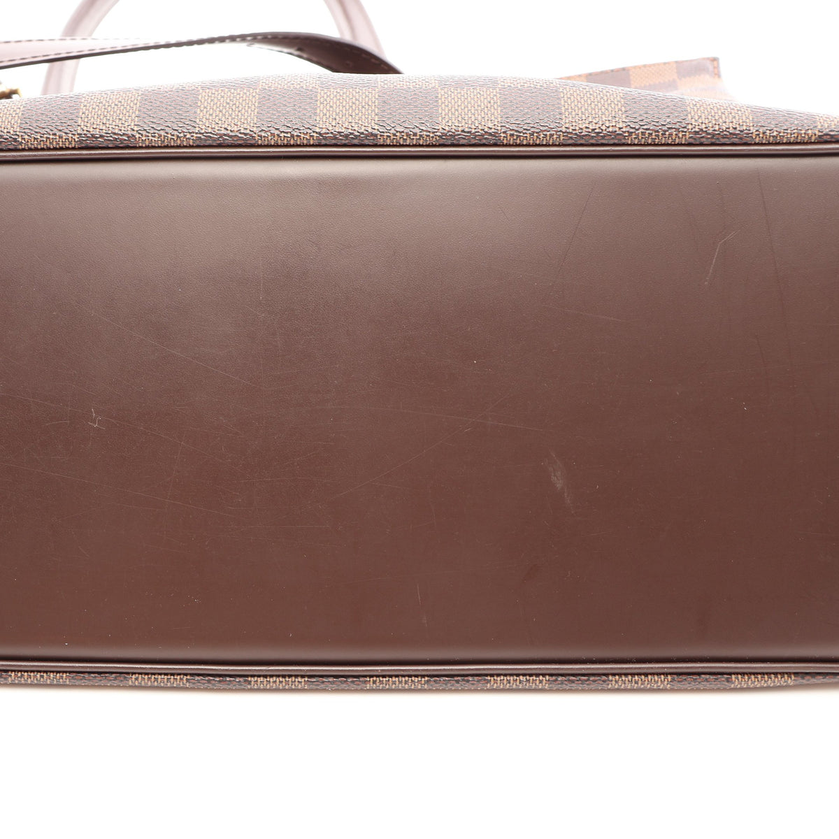 チェルシー ダミエエベヌ ショルダーバッグ トートバッグ PVC レザー ブラウン ルイヴィトン バッグ LOUIS VUITTON
