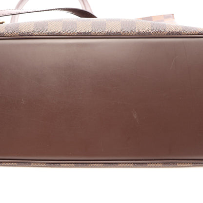 チェルシー ダミエエベヌ ショルダーバッグ トートバッグ PVC レザー ブラウン ルイヴィトン バッグ LOUIS VUITTON