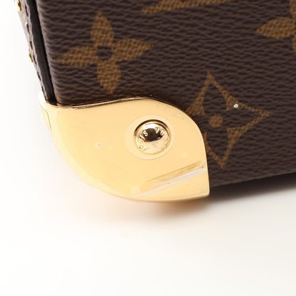アルマ トランクBB モノグラム 2WAY ハンドバッグ PVC レザー ブラウン ブラック ルイヴィトン バッグ LOUIS VUITTON
