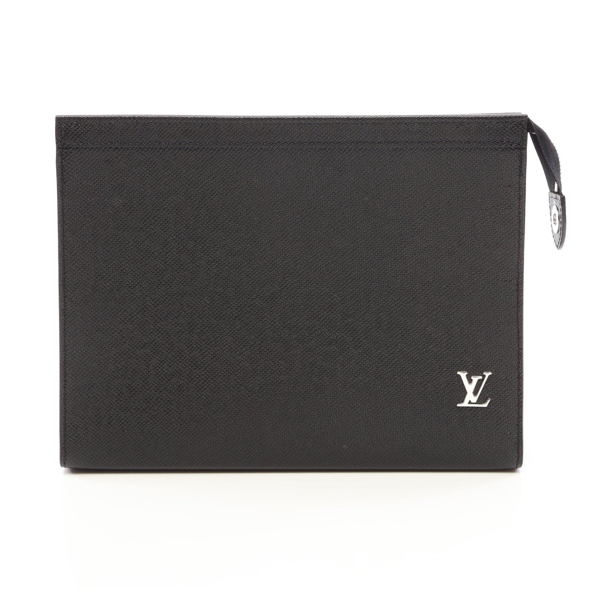ポシェット ヴォワヤージュ タイガ ノワール クラッチバッグ レザー ブラック ルイヴィトン バッグ LOUIS VUITTON