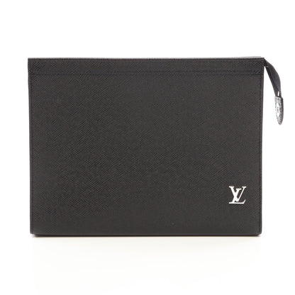 ポシェット ヴォワヤージュ タイガ ノワール クラッチバッグ レザー ブラック ルイヴィトン バッグ LOUIS VUITTON
